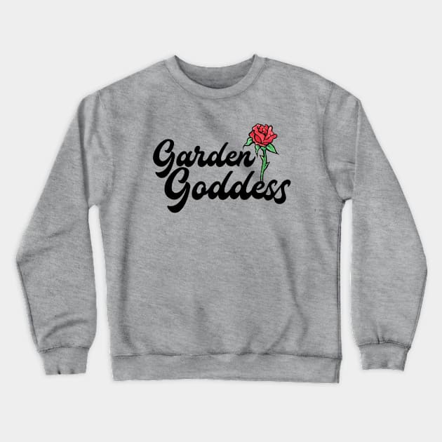 Garden Goddess Crewneck Sweatshirt by bubbsnugg